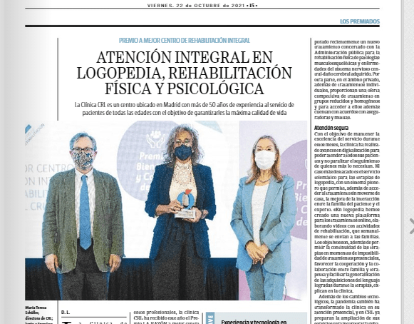 CRL EN EL SUPLEMENTO PREMIOS BIENESTAR Y CALIDA DE VIDA DE LA RAZÓN